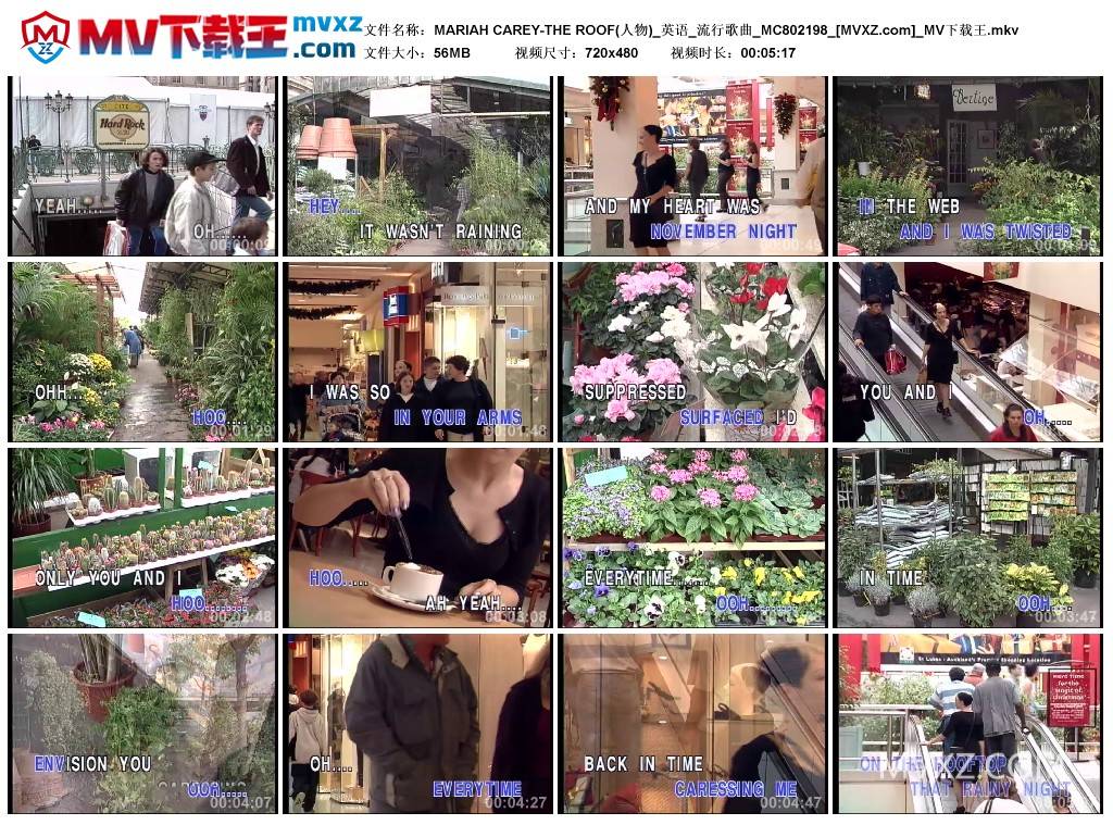 MARIAH CAREY-THE ROOF(人物)_英语_流行歌曲_MC802198